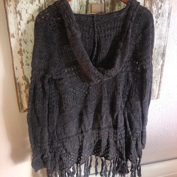 Gray Boho Cardigan - Picture 4 of 4